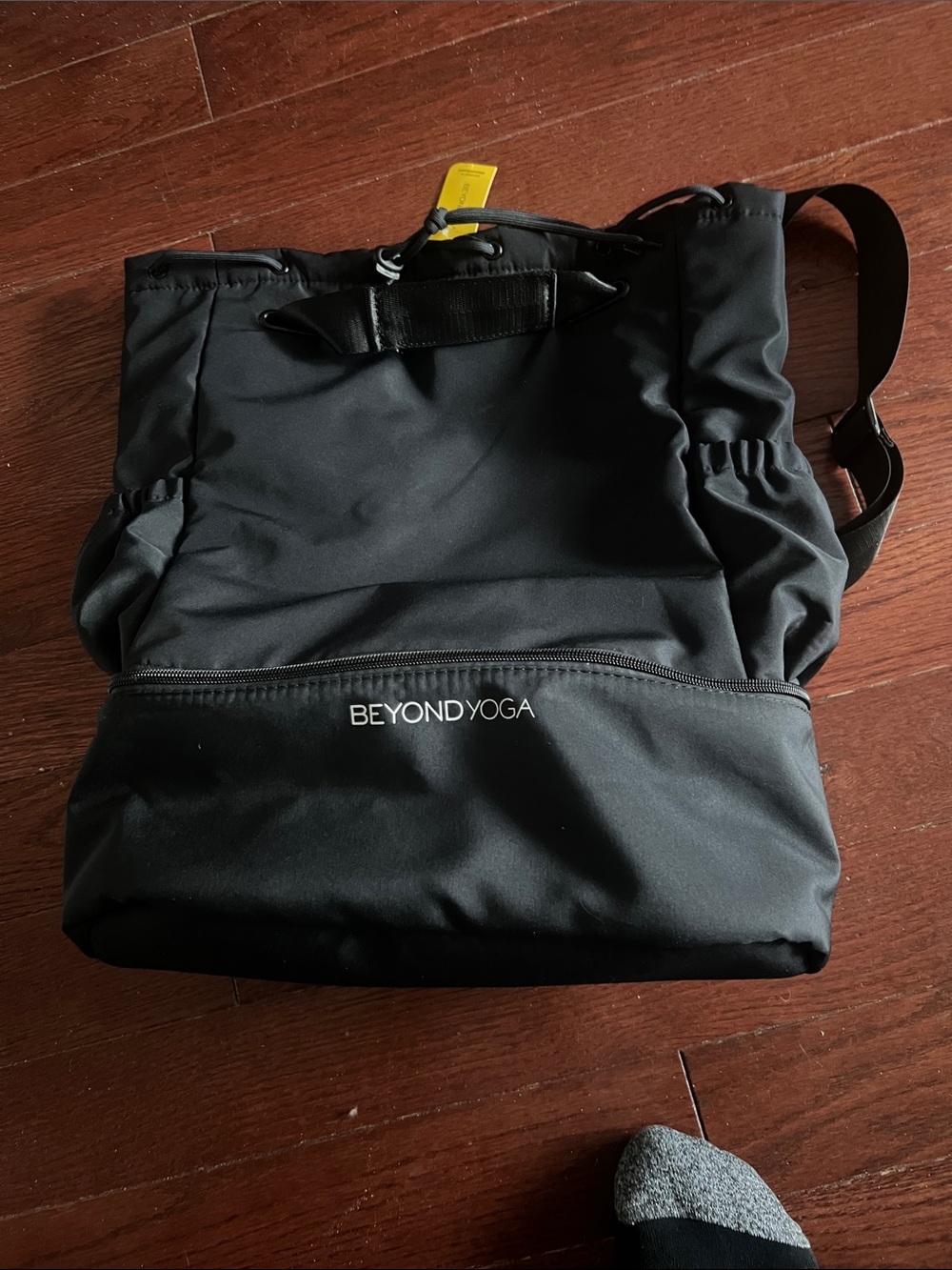 Beyond Yoga Black Men's Convertible Backpack Tote Brand New